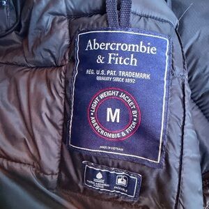 Abercrombie & Fitch Black Lightweight Jacket